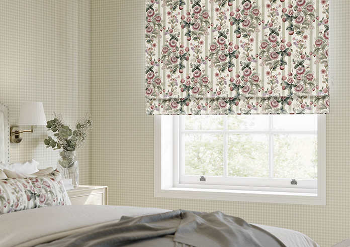 Adelaide, Winnies Bloom Buttermilk - Roman Blind - Image 5